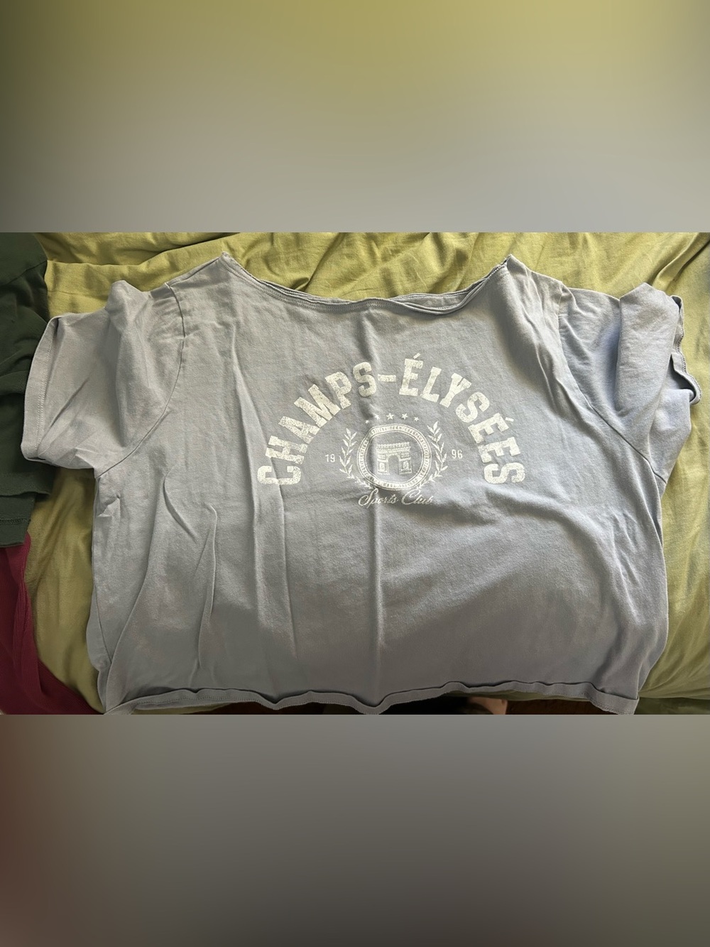 wild fable Light Blue Champs-Élysées Graphic Short Sleeve Tee